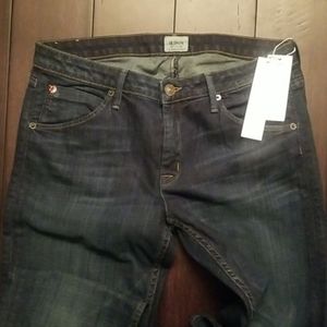 NWT Hudson Midrise Carly Dark Wash Denim Jeans 30